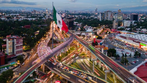 Departamentos en venta, fotografía de una de las zonas más transitadas de la Ciudad de México