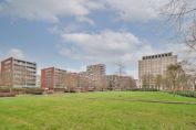 Departamento en renta en Querétaro; Área verde grande con departamentos a su alrededor