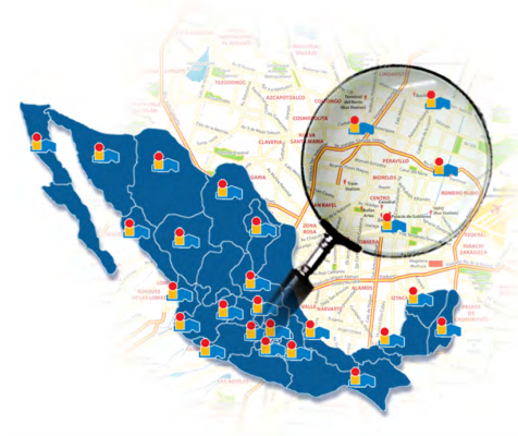 mapa alfa Mapa de Alfa México