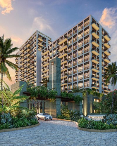 Fotografía del exterior de un edificio con casas en venta de Cancún (Internacional de Cancún), Benito Juárez, Quintana Roo