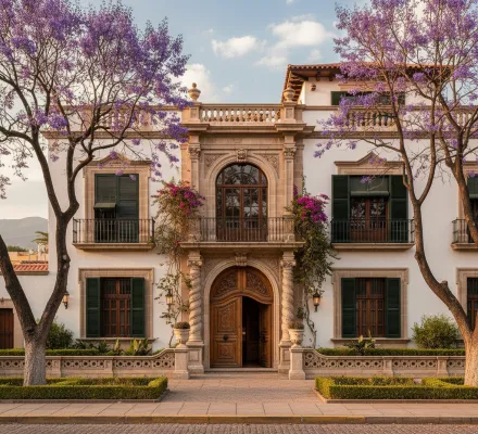 Fotografía de la Fachada de una de las casas en venta en Guadalajara que maneja Alfa inmobiliaria México